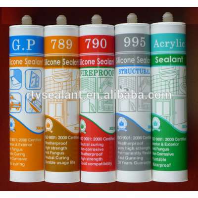 General Purpose Tube Price 100% Silicone Sealant Adhesive